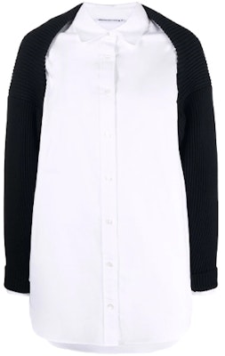 (W) Alexander Wang Kemeja Lengan Panjang Putih Oversized Layered FW21. 4KC4211002-965 Buy (W) Alexander Wang Kemeja Lengan Panjang Putih Oversized Layered FW21. 4KC4211002-965