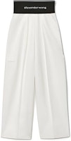 (Women) Alexander Wang FW21 Wide-Leg Pants with Waist Logo. 1WC2214357-110 (Women) Alexander Wang FW21 Wide-Leg Pants with Waist Logo. 1WC2214357-110