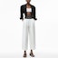 Lookbook (W) Seluar Wide-Leg Alexander Wang FW21 dengan Logo Pinggang. 1WC2214357-110