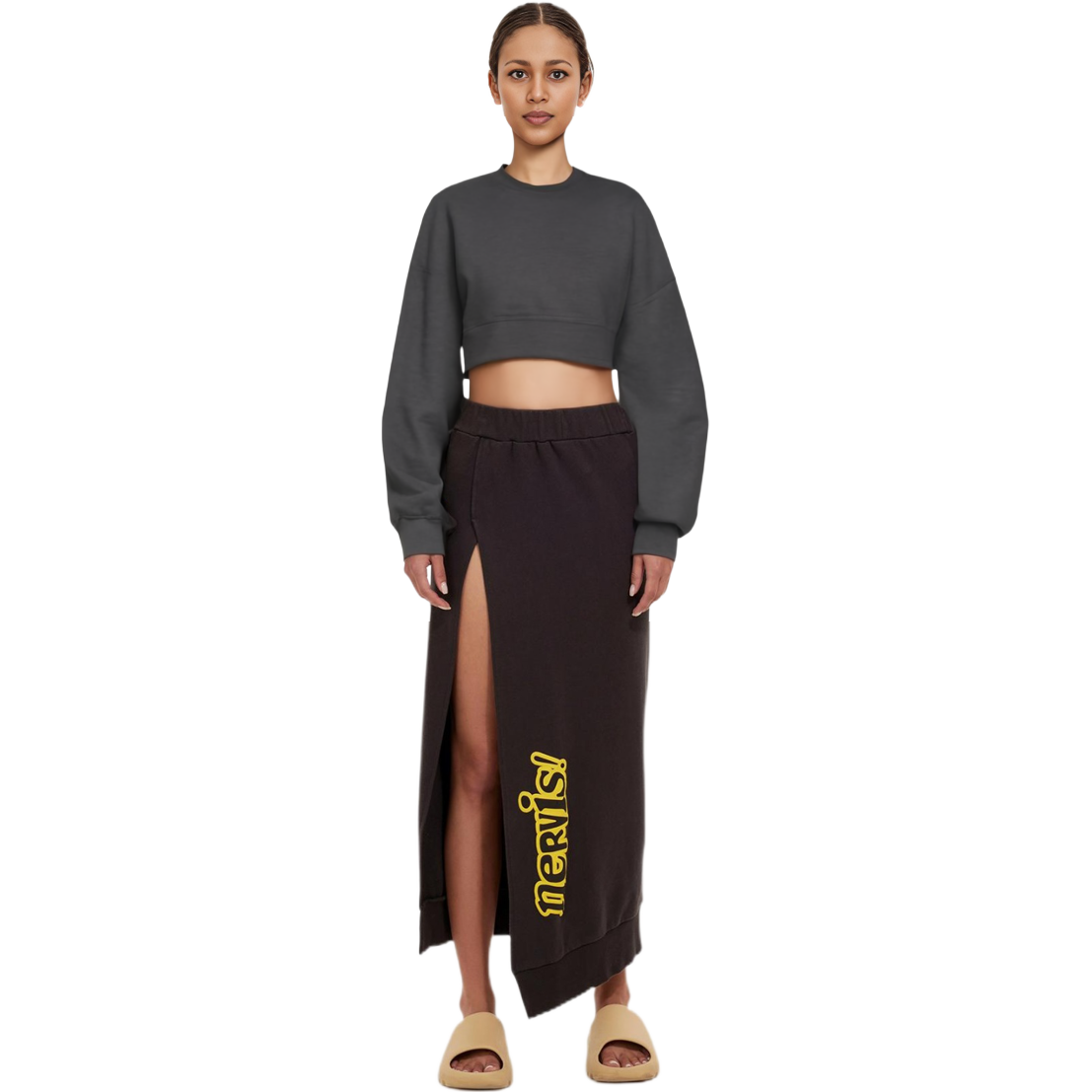 Shop (W) 알렉산더 왕 FW22 블랙 크루넥 니트 풀오버 스웨터 1KC4221062-010