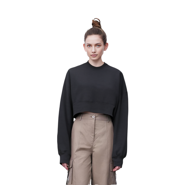 Purchase (W) 알렉산더 왕 FW22 블랙 크루넥 니트 풀오버 스웨터 1KC4221062-010