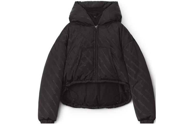 (Women) Alexander Wang FW22  Black Logo Jacquard Jacket. 1WC4222408-001