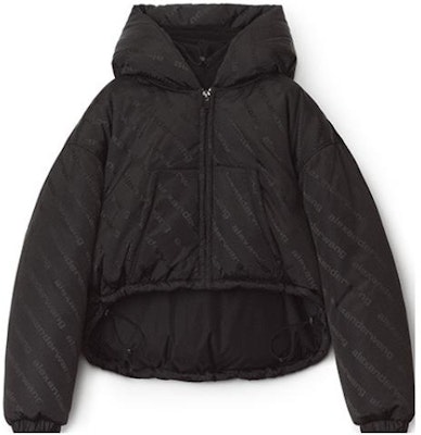 (W) Alexander Wang FW22 Jaket Logo Jacquard Hitam. 1WC4222408-001 Buy (W) Alexander Wang FW22 Jaket Logo Jacquard Hitam. 1WC4222408-001