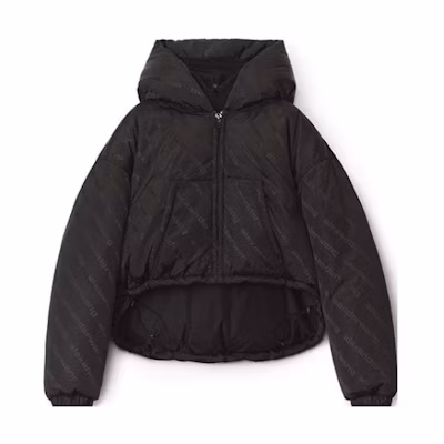 (Women) Alexander Wang FW22 Black Logo Jacquard Jacket. 1WC4222408-001