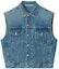 Buy (Women) Alexander Wang FW22 Blue Denim Vest Single-Breasted Solid Color. 1WC4222302-473