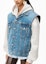 Purchase (Women) Alexander Wang FW22 Blue Denim Vest Single-Breasted Solid Color. 1WC4222302-473
