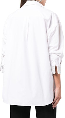 (Women) Alexander Wang FW22 Solid White Button-Up Long Sleeve Shirt. 1WC1231778-100 Shop (Women) Alexander Wang FW22 Solid White Button-Up Long Sleeve Shirt. 1WC1231778-100