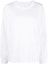 Order (Women) Alexander Wang FW22 White Logo Embroidered Long Sleeve Sweatshirt. 4CC3221356-100