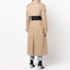 Shop (W) 亚历山大王FW22腰带卡其色中长风衣 1WC1233221-282