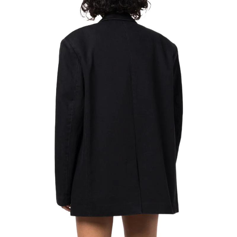 (Women) Alexander Wang FW22 Black Oversized Long-Sleeve Blazer Jacket 1WC3222386-011 圖 4