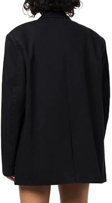 (W) Alexander Wang FW22 Blazer Oversized Lengan Panjang Hitam. 1WC3222386-011 Shop (W) Alexander Wang FW22 Blazer Oversized Lengan Panjang Hitam. 1WC3222386-011