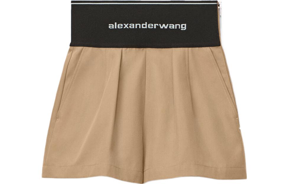 Order (W) アレキサンダーワン FW22 コントラストウエストロゴ ジャカードハイウエストショーツ ブラウン レディース 1WC1224450-282