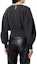 Lookbook (Women) Alexander Wang FW22 Crystal Neck Pullover Crewneck Puff Sleeve Sweater Dark Gray 1KC4211053-010