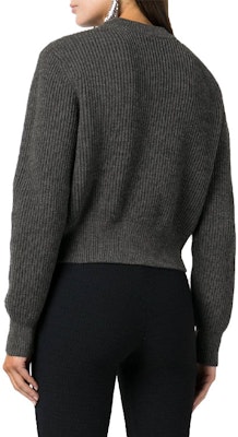 (W) アレキサンダーワン FW22 グレー リブ編み ウール プルオーバー セーター 4KC3221026-021 Shop (W) アレキサンダーワン FW22 グレー リブ編み ウール プルオーバー セーター 4KC3221026-021