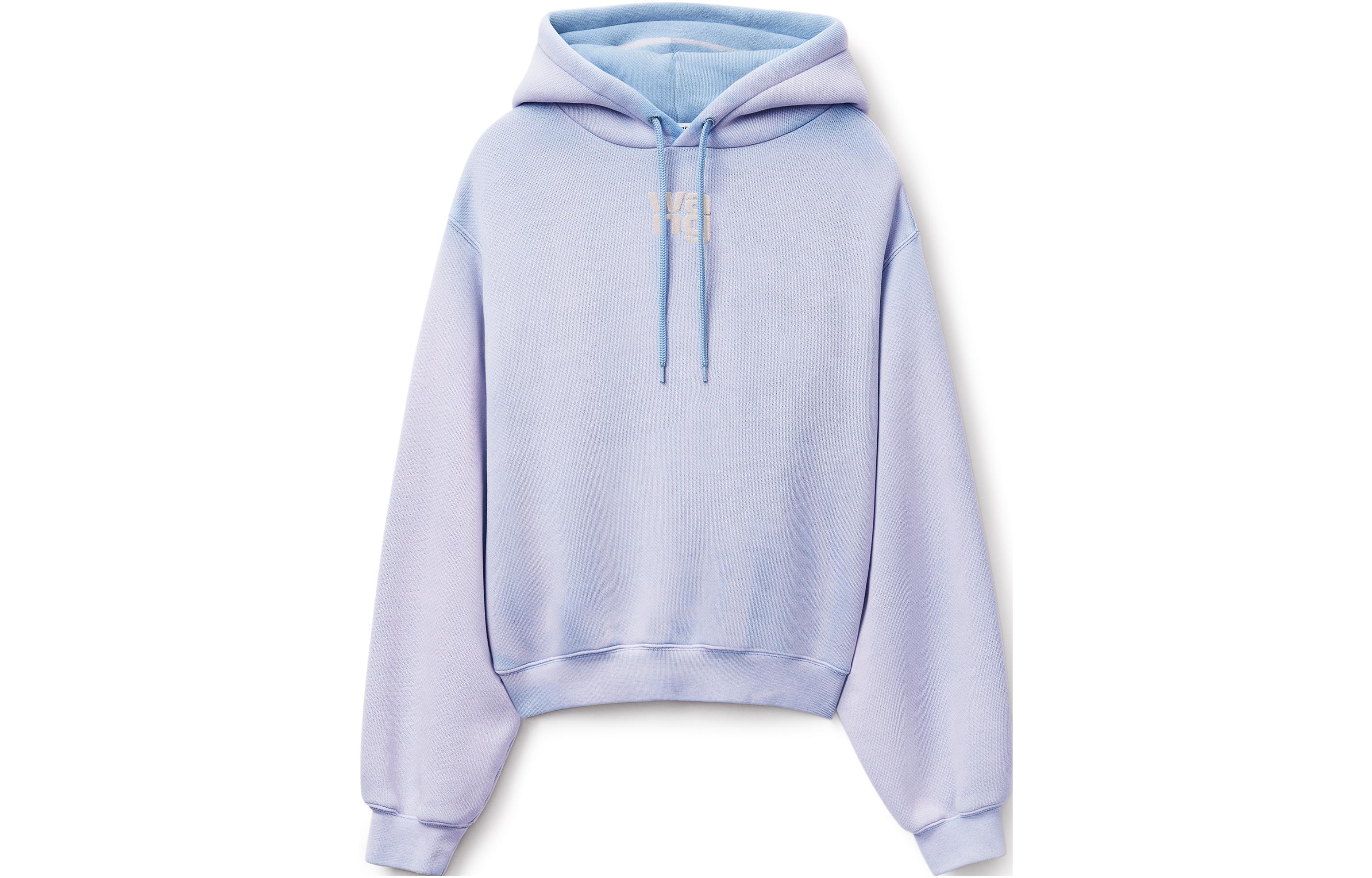 (Women) Alexander Wang FW22 Logo Gradient Hoodie Purple Casual Datewear 4CC3222069-542