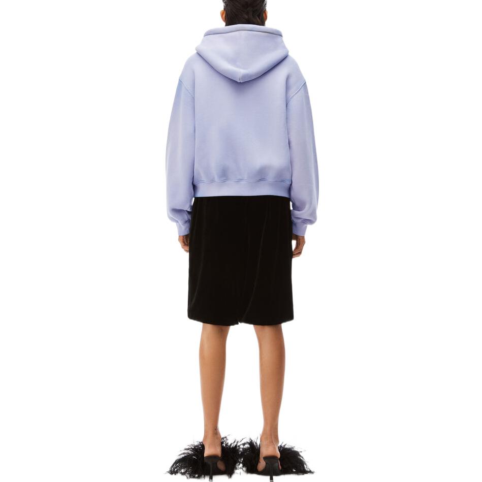 Purchase (Women) Alexander Wang FW22 Logo Gradient Hoodie Purple Casual Datewear 4CC3222069-542