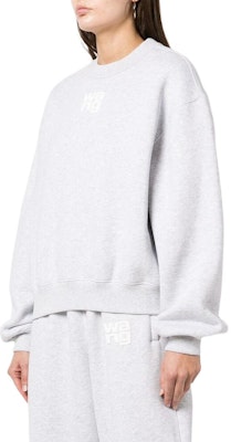 (Women) Alexander Wang FW22 Logo Print Crewneck Long Sleeve Sweatshirt Grey Women’s 4CC3221360-050 Purchase (Women) Alexander Wang FW22 Logo Print Crewneck Long Sleeve Sweatshirt Grey Women’s 4CC3221360-050