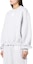 Purchase (Women) Alexander Wang FW22 Logo Print Crewneck Long Sleeve Sweatshirt Grey Women’s 4CC3221360-050