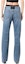 Shop (Women) Alexander Wang FW22 Low-Rise Flared Thong Denim Jeans Blue 4DC1234357-473