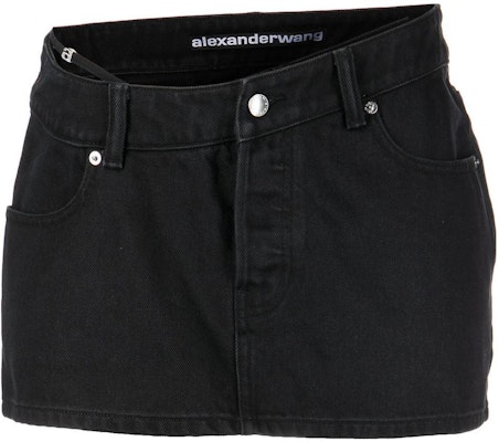 (W) Alexander Wang FW22 經典黑色短裙式排釦迷你裙. 4DC4225287011 Order (W) Alexander Wang FW22 經典黑色短裙式排釦迷你裙. 4DC4225287011