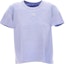 Order (Women) Alexander Wang FW22 Solid Color Logo Print Crewneck T-Shirt Purple (). 4CC3221358-542