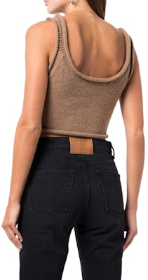 (Women) Alexander Wang FW22 Solid Knit Cropped Cami Tank Top for Women 1KC4221054-219 Shop (Women) Alexander Wang FW22 Solid Knit Cropped Cami Tank Top for Women 1KC4221054-219