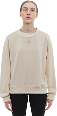 (W) 알렉산더 왕 FW22 벨벳 라인스톤 크루넥 스웻셔츠 베이지 가을. 4CC3211265-120 Sizing (W) 알렉산더 왕 FW22 벨벳 라인스톤 크루넥 스웻셔츠 베이지 가을. 4CC3211265-120