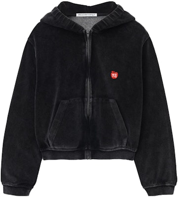 (W) 알렉산더왕 FW23 블랙 애플 로고 긴팔 후디 4CC12420750-95A Buy (W) 알렉산더왕 FW23 블랙 애플 로고 긴팔 후디 4CC12420750-95A