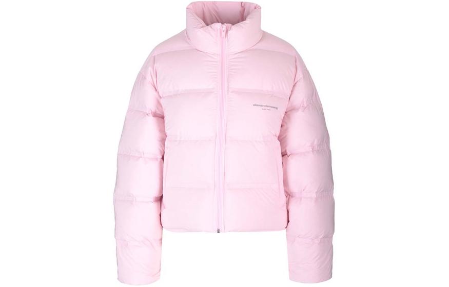 (Women) Alexander Wang FW23  Cropped High Neck Zip Jacket in Solid Color. 1WC4233241-680 圖 2