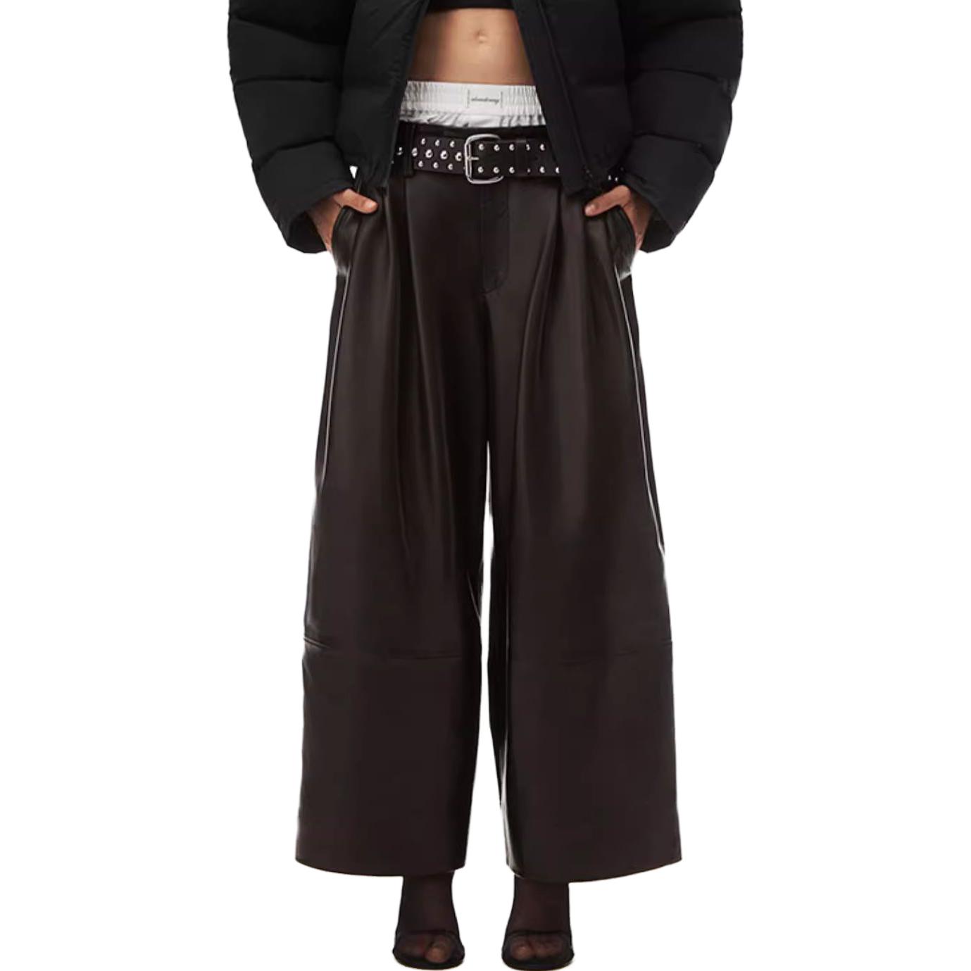 Lookbook (W) 亚历山大王FW23黑色短款羽绒夹克 1WC4233241-001