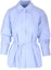 Buy (Women) Alexander Wang FW23 Light Blue Button-Up Cotton Shirt with Waist Tie. 1WC4231850-450
