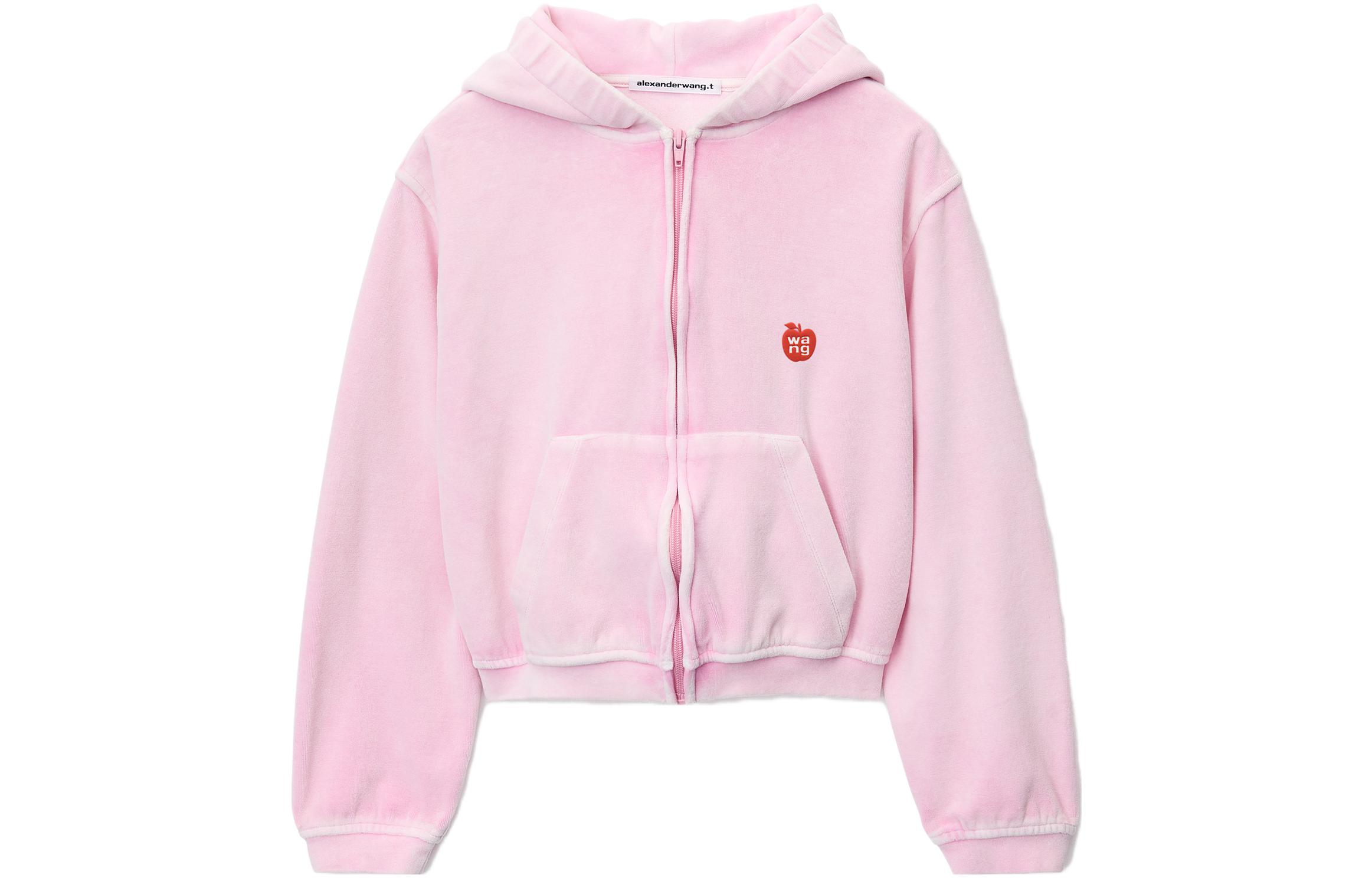 Order (W) Sudadera con Capucha Alexander Wang FW23 Logo Manzana Rosa. 4CC124207509-51B