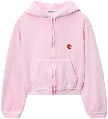(W) Sudadera con Capucha Alexander Wang FW23 Logo Manzana Rosa. 4CC124207509-51B Order (W) Sudadera con Capucha Alexander Wang FW23 Logo Manzana Rosa. 4CC124207509-51B