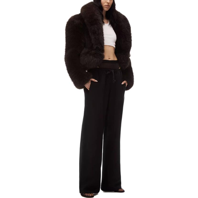 Lookbook (Women) Alexander Wang FW23  Washed Black Bikini Layered Jeans. 4DC4234164-011