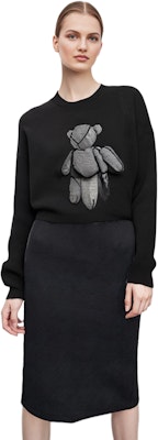 (W) 亚历山大王 FW23 Beiress 灰色圆领毛衣上衣。 1KC4231010-063 Shop (W) 亚历山大王 FW23 Beiress 灰色圆领毛衣上衣。 1KC4231010-063