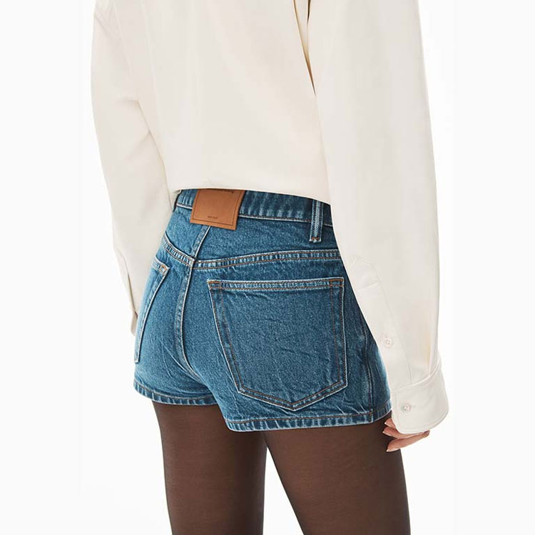 Purchase (W) Alexander Wang FW23 Skirt Denim Mini Basuh Biru Tua 4DC3235595-401