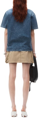 (W) 알렉산더왕 FW24 산성 워싱 블랙 버블 슬리브 로고 니트 티셔츠. 4CC3241520424A Details for (W) 알렉산더왕 FW24 산성 워싱 블랙 버블 슬리브 로고 니트 티셔츠. 4CC3241520424A