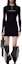 Lookbook (W) Conjunto Alexander Wang FW24 Vestido Slip y Top Negro de Punto Manga Larga. 1KC3246059001