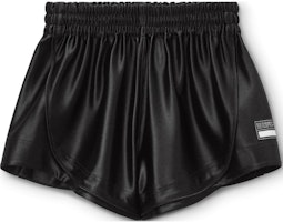 (Women) Alexander Wang FW24 Black Minimalist Elastic Relaxed Fit Shorts 4CC3244389001 (Women) Alexander Wang FW24 Black Minimalist Elastic Relaxed Fit Shorts 4CC3244389001