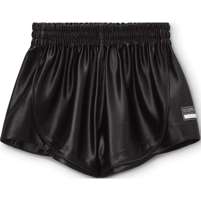 Order (Women) Alexander Wang FW24  Black Minimalist Elastic Relaxed Fit Shorts 4CC3244389001