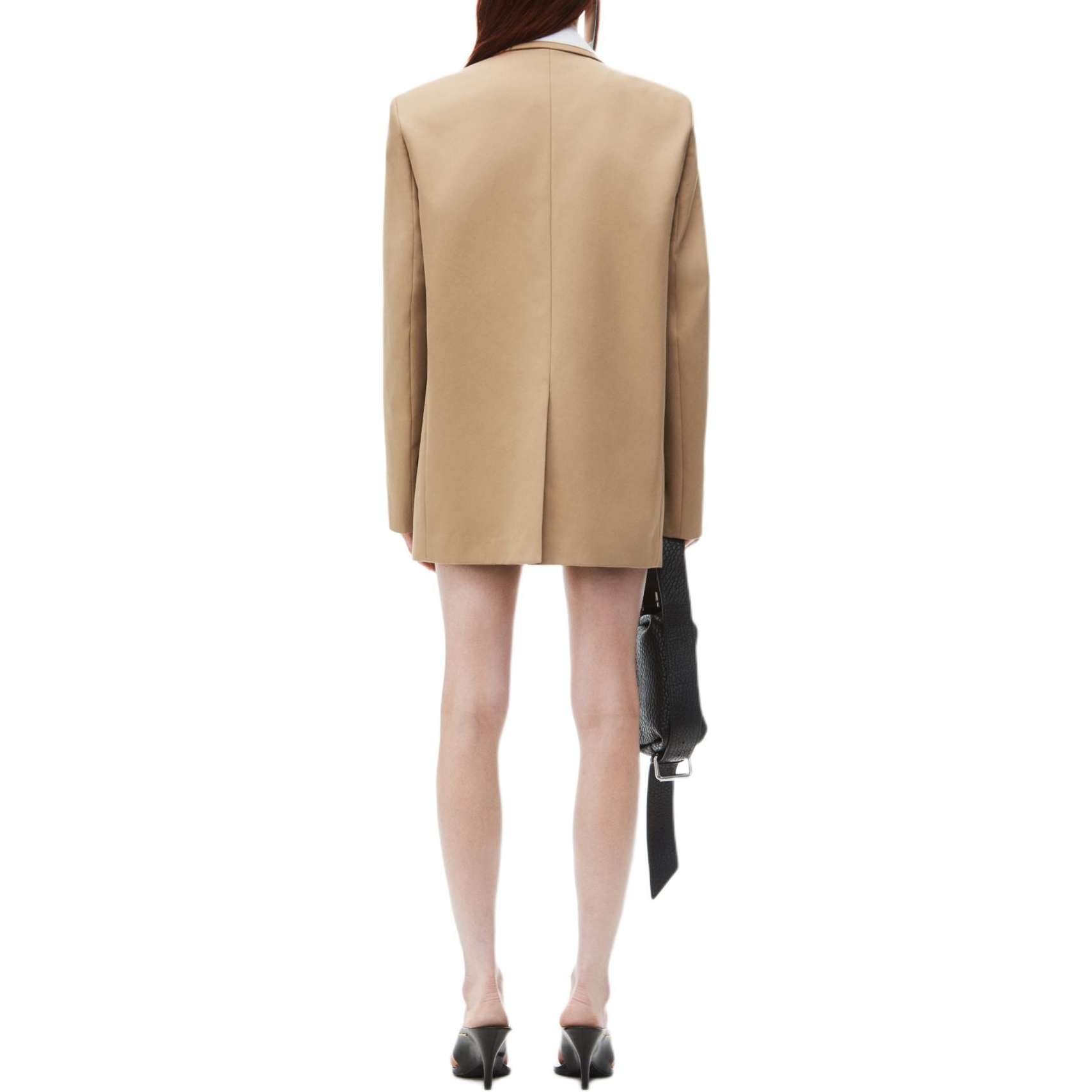 (Women) Alexander Wang FW24  Grey Long Sleeve Jacket with Logo and Minimalist Design 1WC3242563282 圖 4