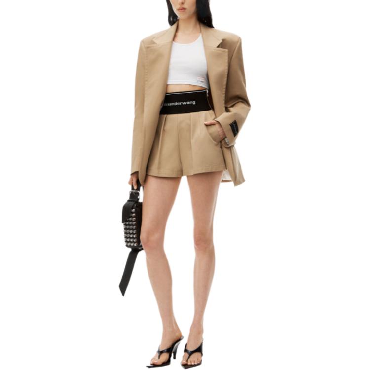 (Women) Alexander Wang FW24  Grey Long Sleeve Jacket with Logo and Minimalist Design 1WC3242563282 圖 6