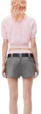 (W) 알렉산더 왕 FW24 로고 엠보 반팔 스웻셔츠 발레 핑크. 1KC3231037684A Shop (W) 알렉산더 왕 FW24 로고 엠보 반팔 스웻셔츠 발레 핑크. 1KC3231037684A