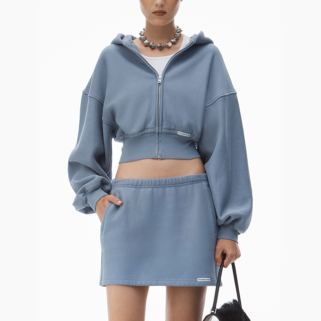 Purchase (W) アレキサンダーワン FW24 ローライズミニスカート - ヴィンテージブルー カジュアルスタイル 4CC1245056498A