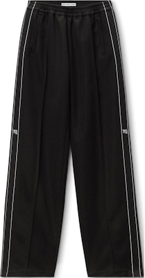(Women) Alexander Wang FW24 Mesh Logo Loose Casual Pants Black 4CC3244390001 Buy (Women) Alexander Wang FW24 Mesh Logo Loose Casual Pants Black 4CC3244390001