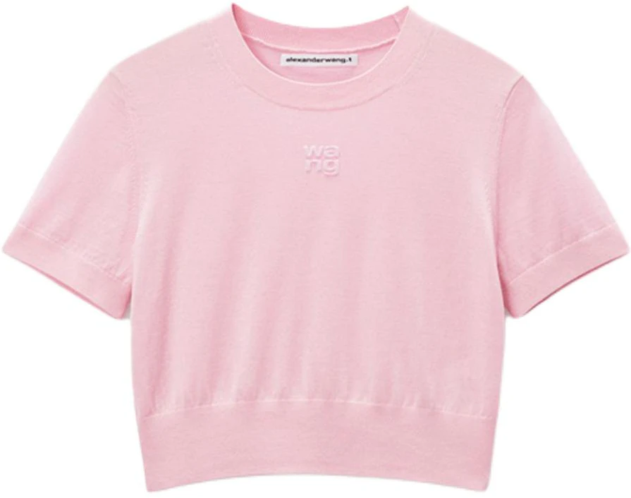 women-alexander-wang-fw-24-pink-lace-embossed-logo-short-sleeve-t-shirt-4-kc-3241037-pink