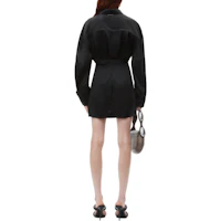 Shop (W) 亞歷山大王 FW24 緞面吊帶裙套裝 - 黑色 1WC3246684001