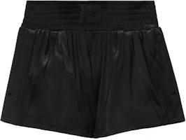 (Women) Alexander Wang FW24 Satin Knit Elastic Waist Casual Shorts Black. 1WC3244744001 (Women) Alexander Wang FW24 Satin Knit Elastic Waist Casual Shorts Black. 1WC3244744001