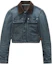 Buy (W) Alexander Wang FW24 Jaket Denim Utility Gray Blue Shrunk 4DC3242371030A