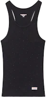 (Women) Alexander Wang FW24 Bodywear Rhinestone Logo Tank Top Women’s Black WL001T001 (Women) Alexander Wang FW24 Bodywear Rhinestone Logo Tank Top Women’s Black WL001T001